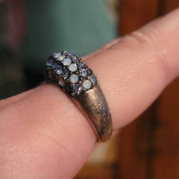 Lia Sophia Sparkle Blue Ombre Ring - Picture 4 of 4